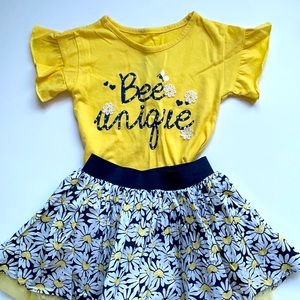 Girls Wonder Nation Bee Unique TuTu set!